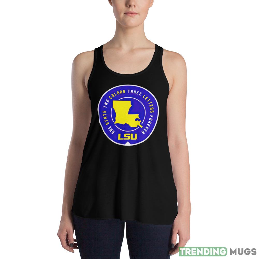 lsu one state two colors three letters forever shirt Dark Shirt lsu one state two colors three letters forever shirt Dark Shirt