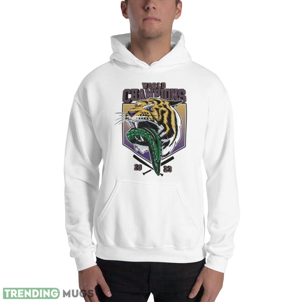 LSU Tiger Tail Gator 2023 World Champions Shirt Light Shirt LSU Tiger Tail Gator 2023 World Champions Shirt Light Shirt