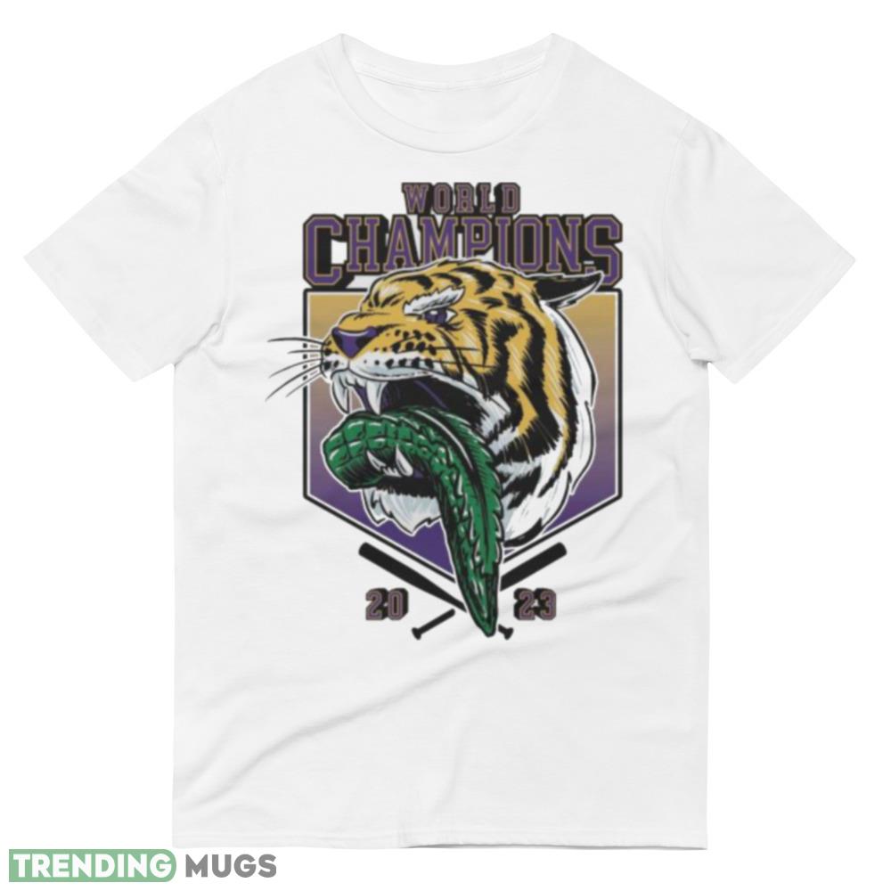 LSU Tiger Tail Gator 2023 World Champions Shirt Light Shirt LSU Tiger Tail Gator 2023 World Champions Shirt Light Shirt