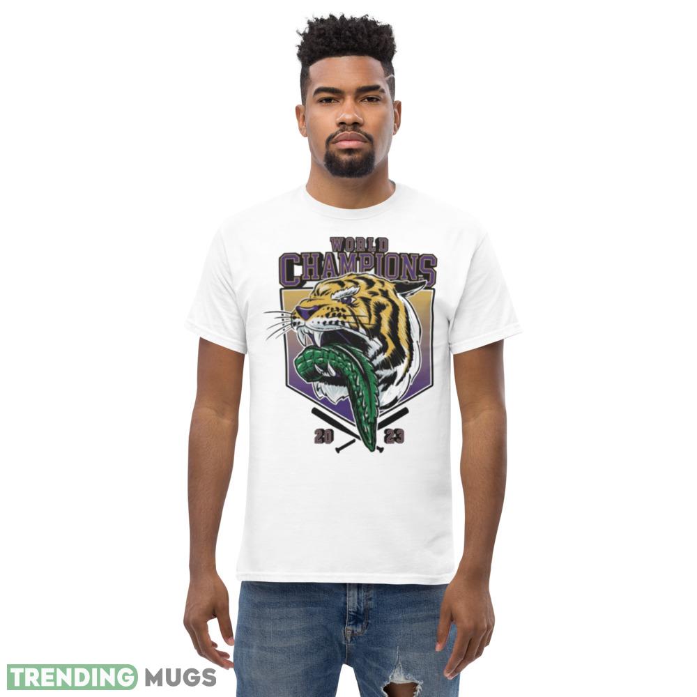 LSU Tiger Tail Gator 2023 World Champions Shirt Light Shirt LSU Tiger Tail Gator 2023 World Champions Shirt Light Shirt