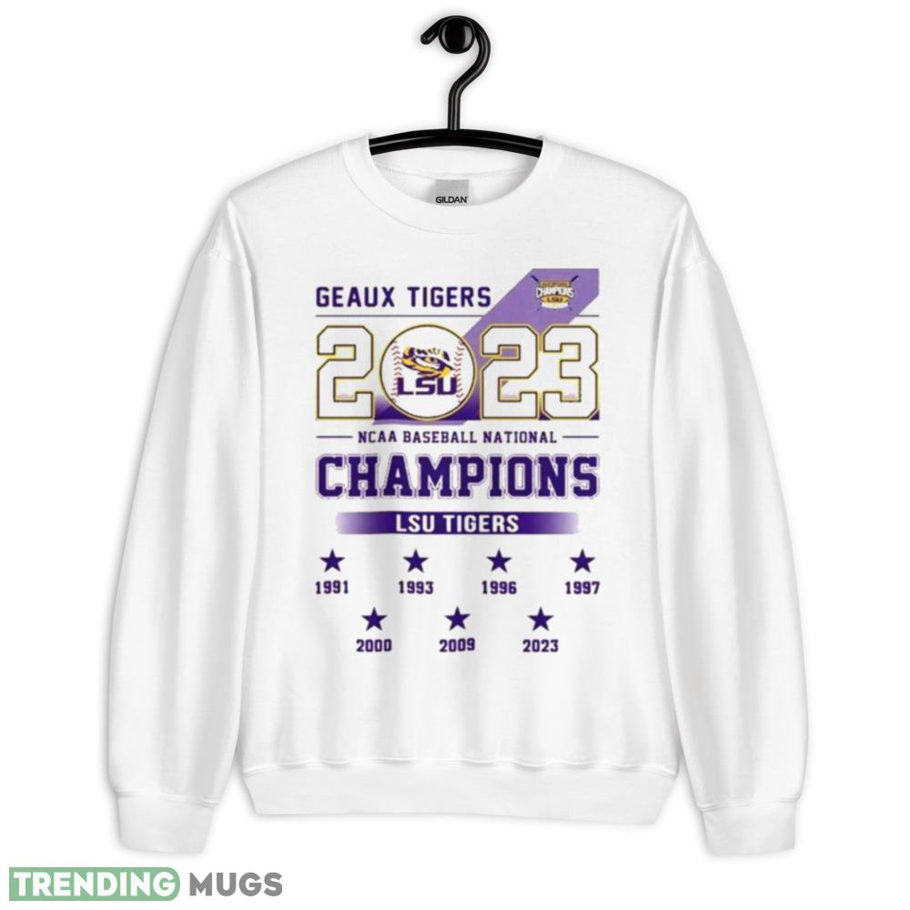 LSU Tigers Geaux Tigers NCAA Baseball National Champions 2023 Shirt - 18000 Unisex Heavy Blend Crewneck Sweatshirt LSU Tigers Geaux Tigers NCAA Baseball National Champions 2023 Shirt - 18000 Unisex Heavy Blend Crewneck Sweatshirt