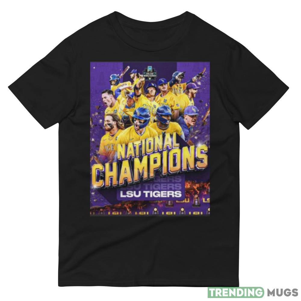 LSU Tigers Team Baseball 2023 National Champions shirt Dark Shirt LSU Tigers Team Baseball 2023 National Champions shirt Dark Shirt