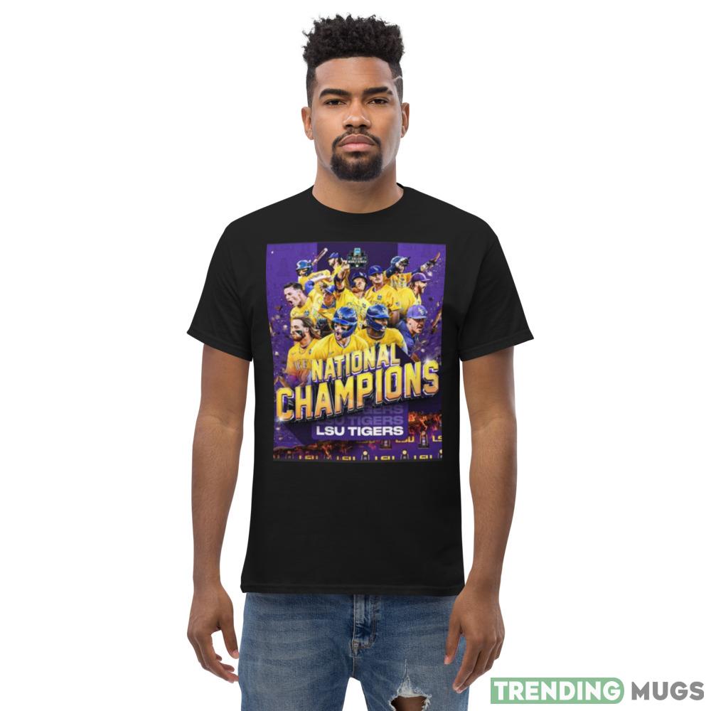 LSU Tigers Team Baseball 2023 National Champions shirt Dark Shirt LSU Tigers Team Baseball 2023 National Champions shirt Dark Shirt