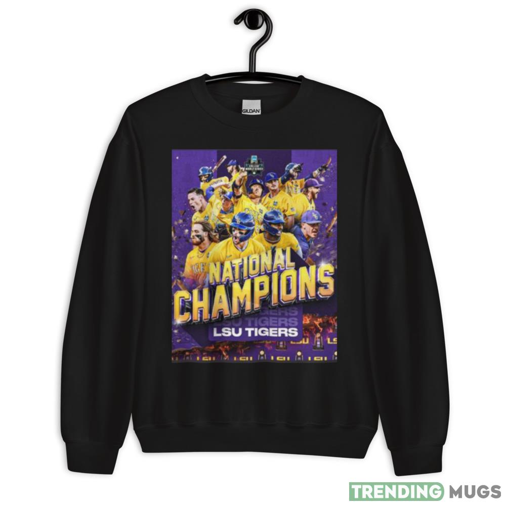 LSU Tigers Team Baseball 2023 National Champions shirt - 18000 Unisex Heavy Blend Crewneck Sweatshirt LSU Tigers Team Baseball 2023 National Champions shirt - 18000 Unisex Heavy Blend Crewneck Sweatshirt