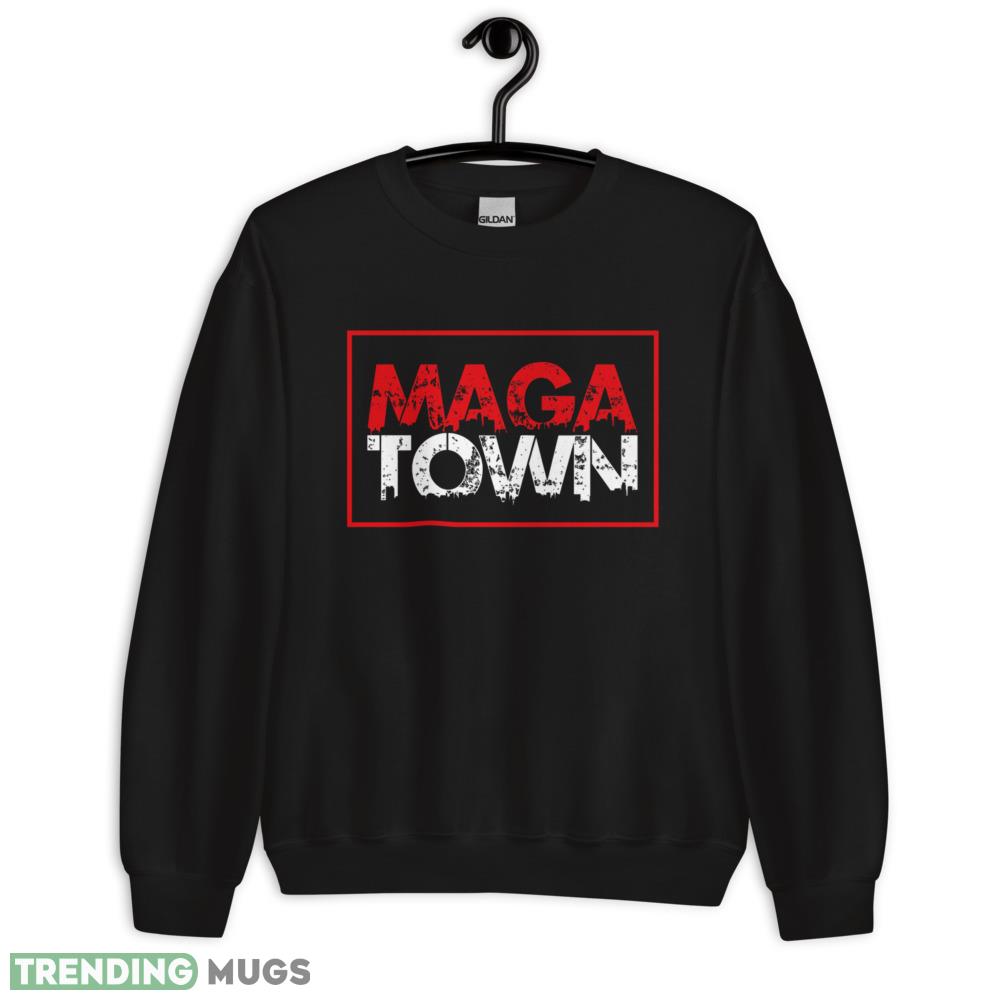 MAGA TOWN TRUMP MAKE AMERICA GREAT CITY Trump 2024 Classic T Shirt - 18000 Unisex Heavy Blend Crewneck Sweatshirt MAGA TOWN TRUMP MAKE AMERICA GREAT CITY Trump 2024 Classic T Shirt - 18000 Unisex Heavy Blend Crewneck Sweatshirt