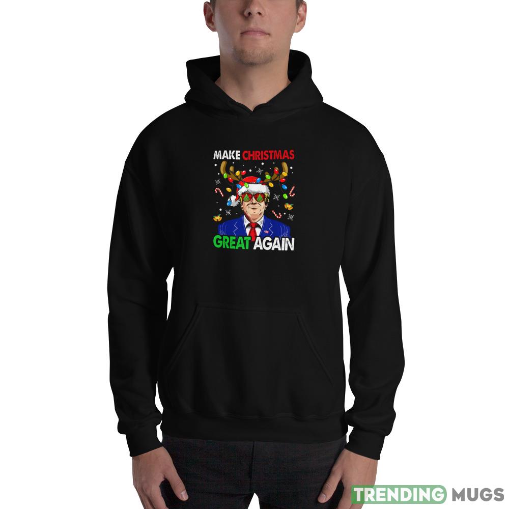 Make Christmas Great Again Funny Trump Ugly Christmas Shirt Dark Shirt Make Christmas Great Again Funny Trump Ugly Christmas Shirt Dark Shirt