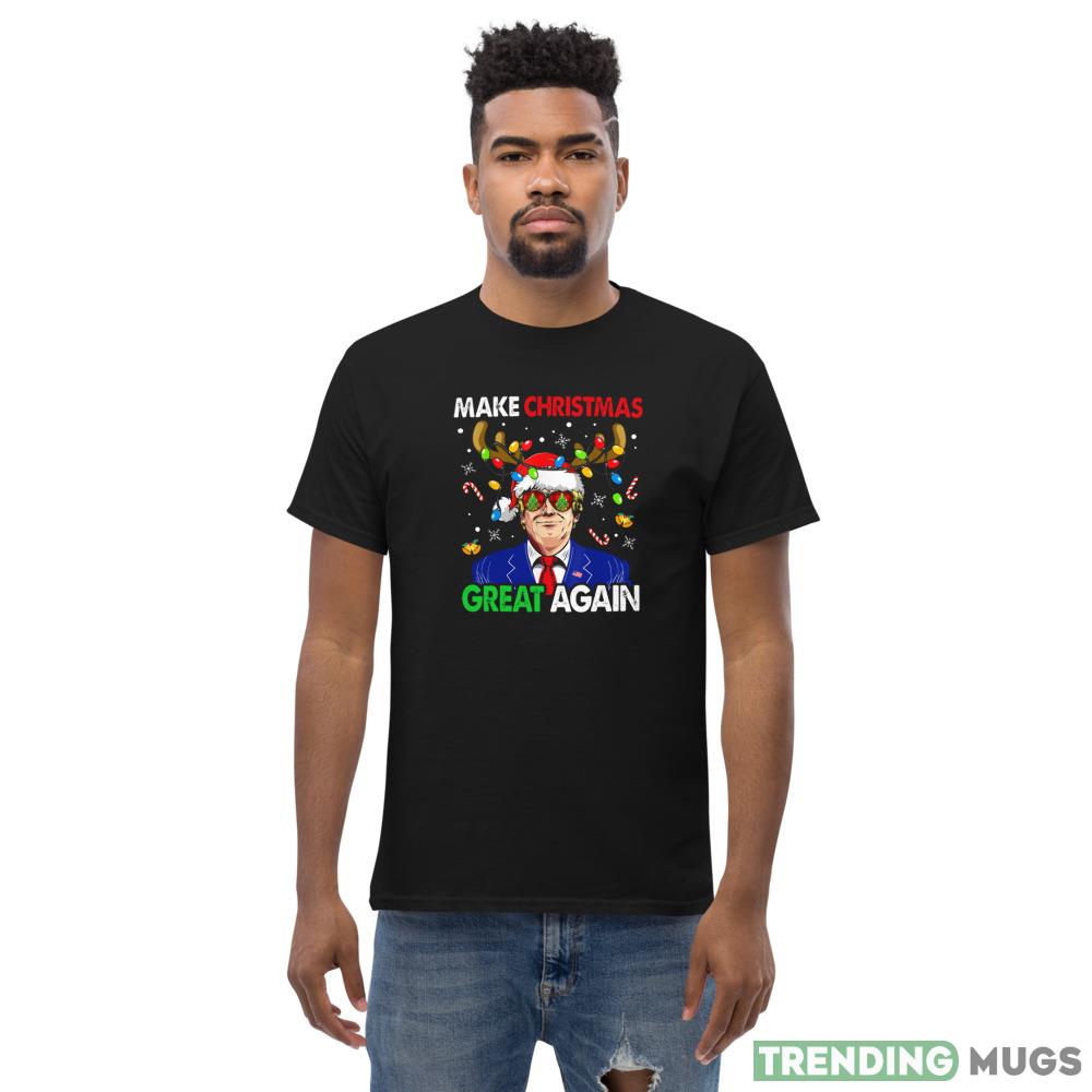 Make Christmas Great Again Funny Trump Ugly Christmas Shirt Dark Shirt Make Christmas Great Again Funny Trump Ugly Christmas Shirt Dark Shirt
