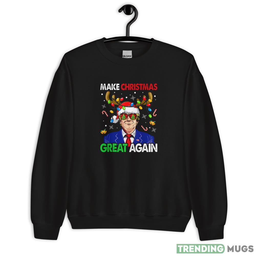 Make Christmas Great Again Funny Trump Ugly Christmas Shirt - 18000 Unisex Heavy Blend Crewneck Sweatshirt Make Christmas Great Again Funny Trump Ugly Christmas Shirt - 18000 Unisex Heavy Blend Crewneck Sweatshirt