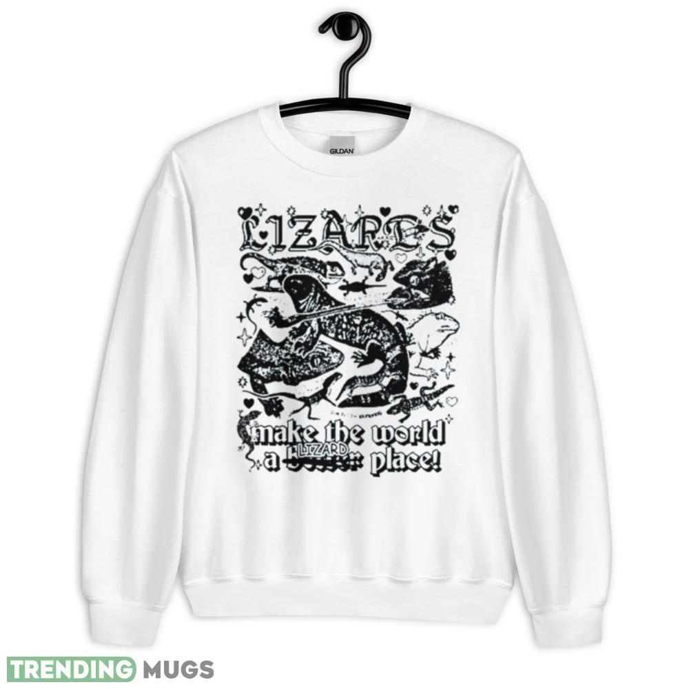 Make The World King Gizzard And The Lizard Wizard shirt - 18000 Unisex Heavy Blend Crewneck Sweatshirt Make The World King Gizzard And The Lizard Wizard shirt - 18000 Unisex Heavy Blend Crewneck Sweatshirt