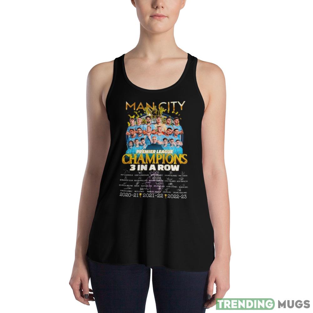 Man City Premier League Champions 3 In A Row 2020 2023 Signatures Shirt Dark Shirt Man City Premier League Champions 3 In A Row 2020 2023 Signatures Shirt Dark Shirt