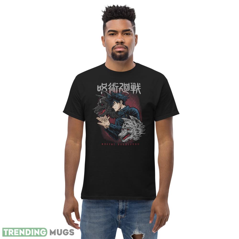 Megumi Fushiguro Jujutsu Classic T Shirt Dark Shirt Megumi Fushiguro Jujutsu Classic T Shirt Dark Shirt