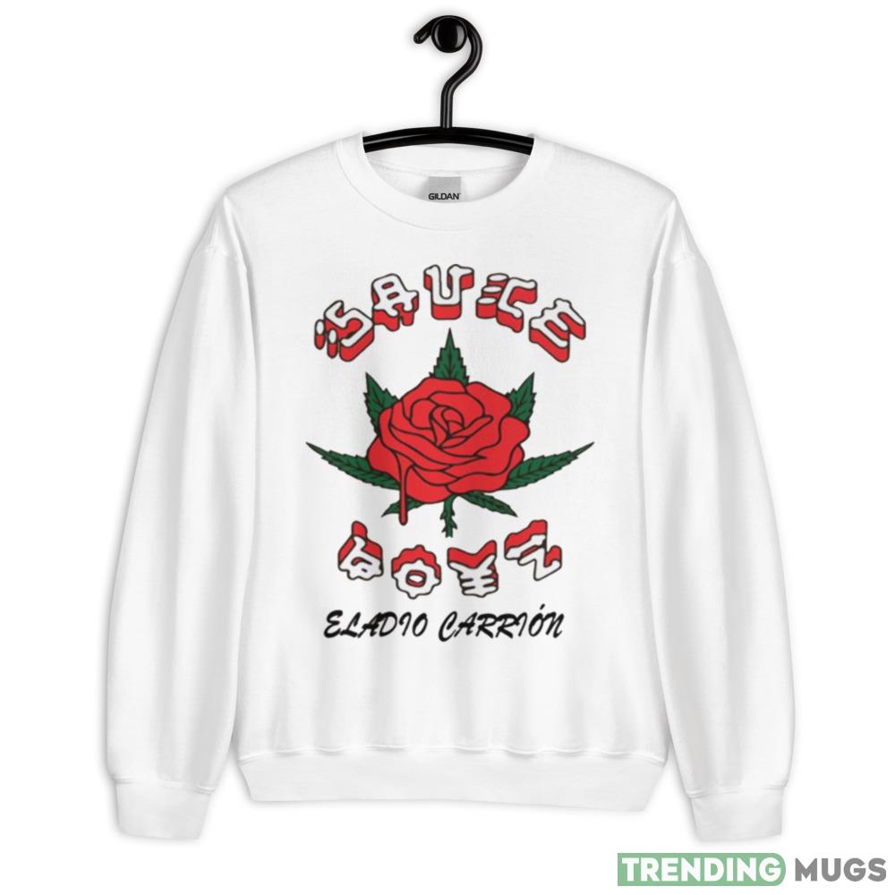 Merch Sauce Boyz Roses Eladio Carrion shirt - 18000 Unisex Heavy Blend Crewneck Sweatshirt Merch Sauce Boyz Roses Eladio Carrion shirt - 18000 Unisex Heavy Blend Crewneck Sweatshirt