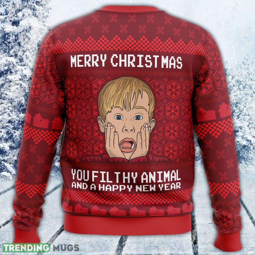 Merry Home Alone Ugly Sweater Men And Women Gift For Christmas 3D Sweater Merry Home Alone Ugly Sweater Men And Women Gift For Christmas 3D Sweater