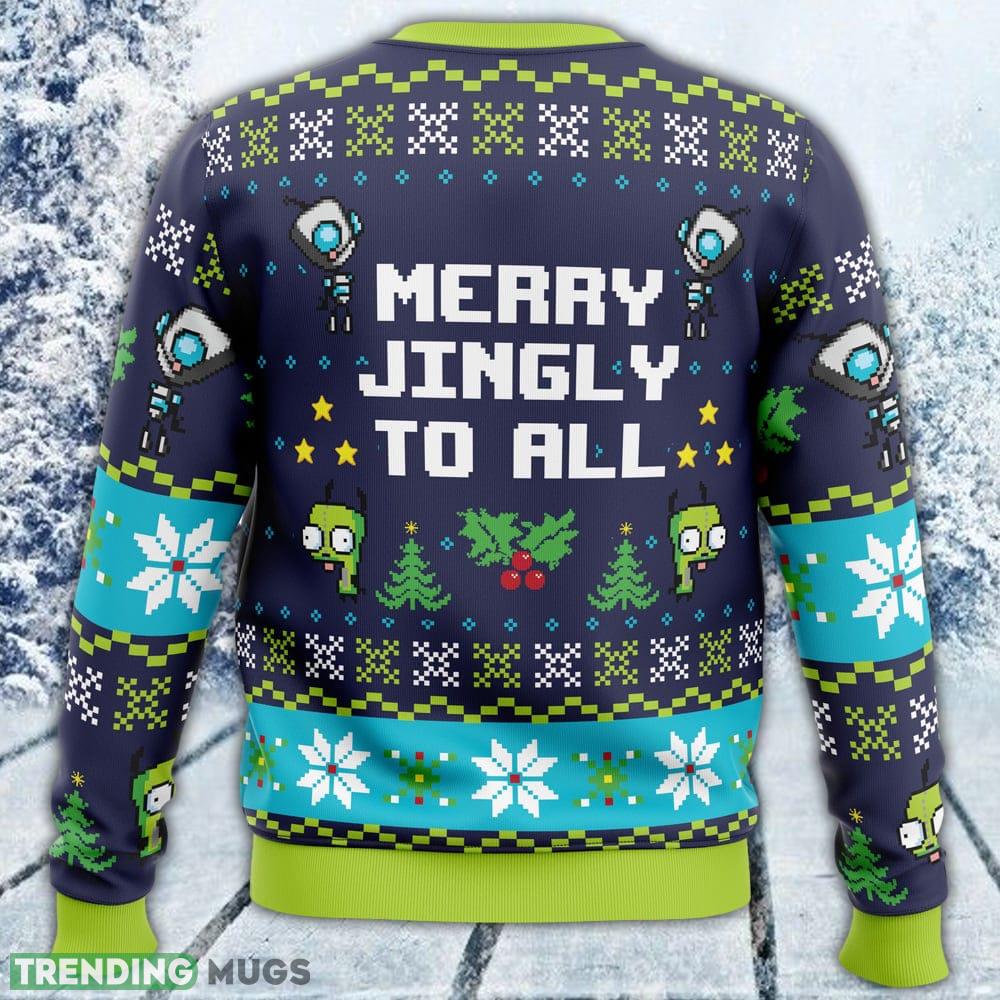 Merry Jingly Invader Zim Ugly Sweater Men And Women Gift For Christmas 3D Sweater Merry Jingly Invader Zim Ugly Sweater Men And Women Gift For Christmas 3D Sweater