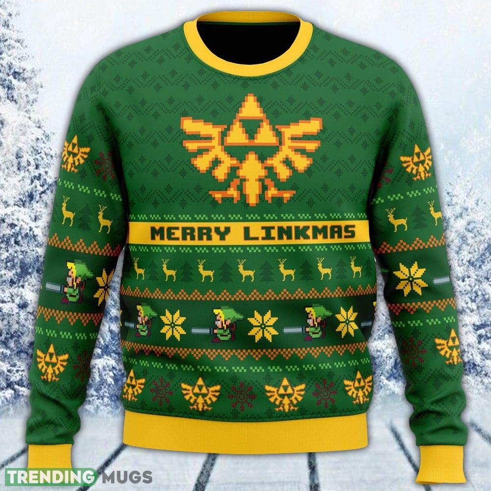 Merry Linkmas Legend of Zelda Ugly Sweater Men And Women Gift For Christmas - Merry Linkmas Legend of Zelda Ugly Christmas Sweater_1 Merry Linkmas Legend of Zelda Ugly Sweater Men And Women Gift For Christmas - Merry Linkmas Legend of Zelda Ugly Christmas Sweater_1