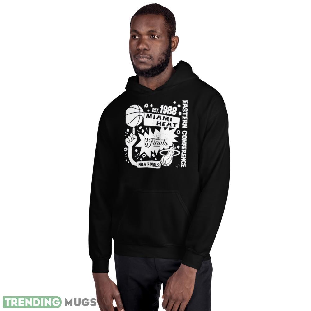 Miami Heat 2023 NBA Finals Flowy Off Shoulder Shirt Dark Shirt Miami Heat 2023 NBA Finals Flowy Off Shoulder Shirt Dark Shirt