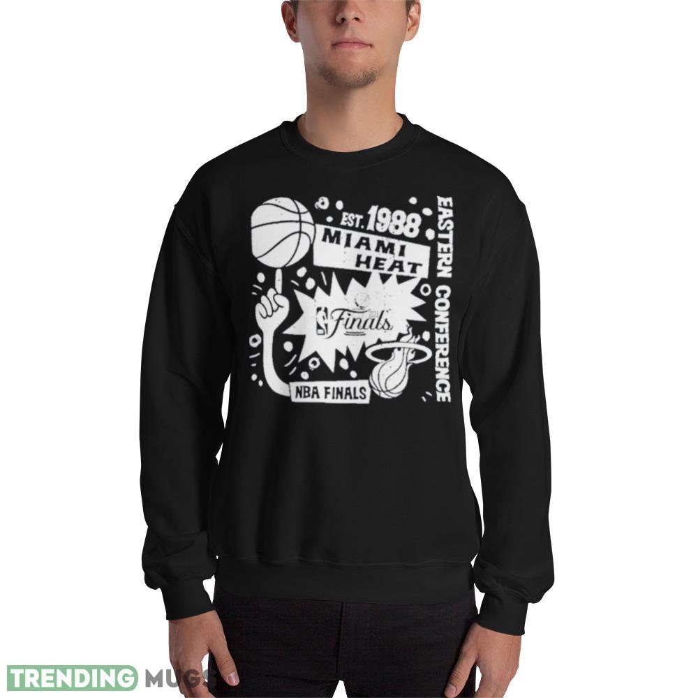 Miami Heat 2023 NBA Finals Flowy Off Shoulder Shirt - 18000 Unisex Heavy Blend Crewneck Sweatshirt Miami Heat 2023 NBA Finals Flowy Off Shoulder Shirt - 18000 Unisex Heavy Blend Crewneck Sweatshirt