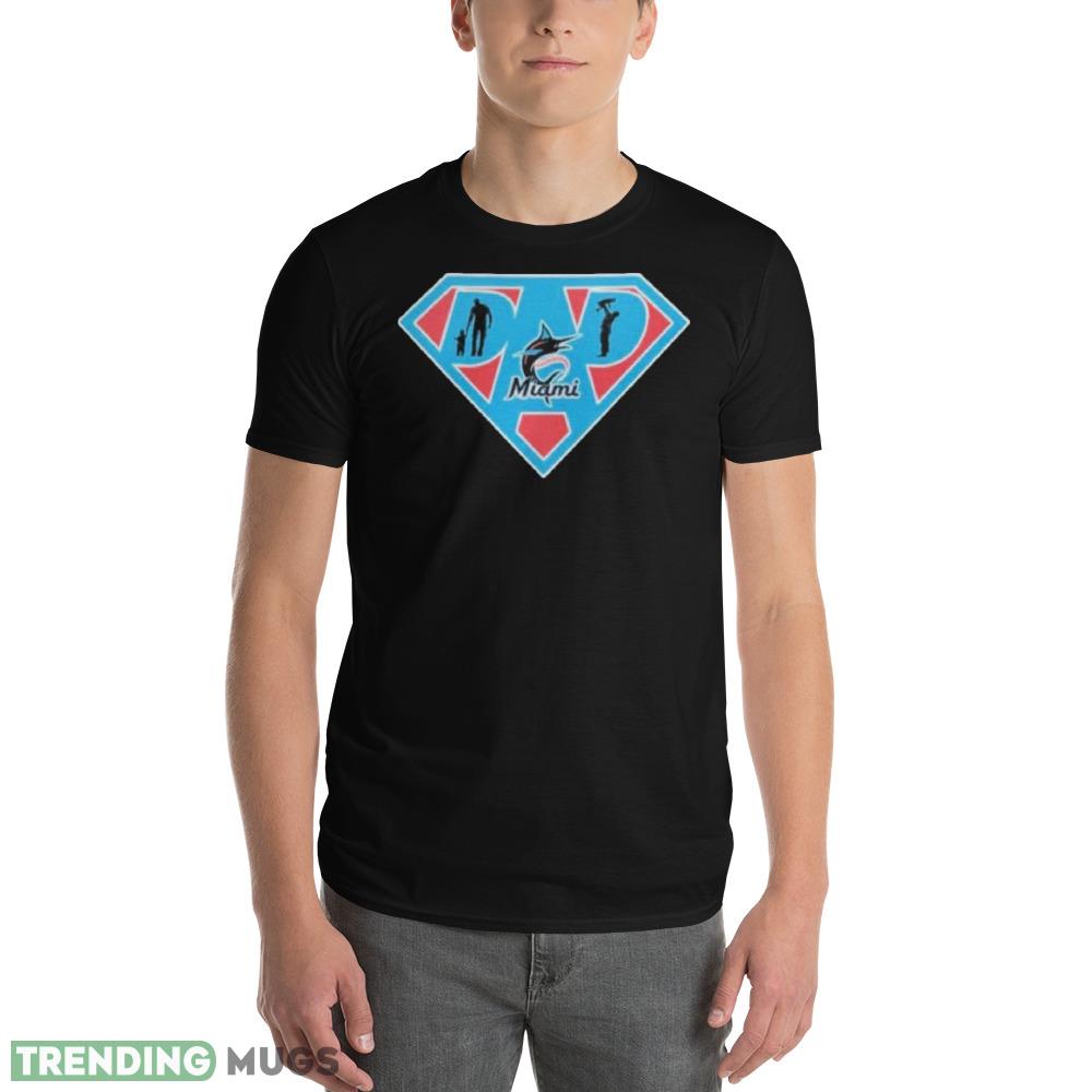miami Marlins Super dad Mockup Black T Shirt Dark Shirt miami Marlins Super dad Mockup Black T Shirt Dark Shirt