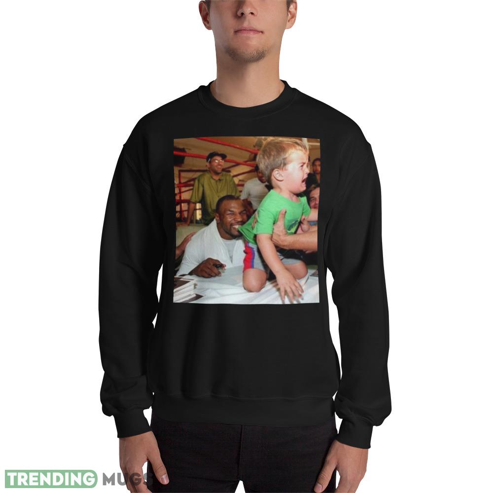 Mike Tyson Biting A Kid New Shirt - 18000 Unisex Heavy Blend Crewneck Sweatshirt Mike Tyson Biting A Kid New Shirt - 18000 Unisex Heavy Blend Crewneck Sweatshirt