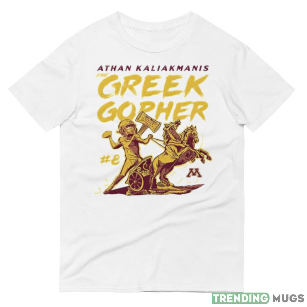 minnesota NCAA football Athan Kaliakmanis quarter shirt Light Shirt minnesota NCAA football Athan Kaliakmanis quarter shirt Light Shirt