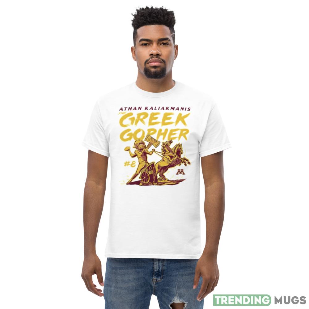 minnesota NCAA football Athan Kaliakmanis quarter shirt Light Shirt minnesota NCAA football Athan Kaliakmanis quarter shirt Light Shirt