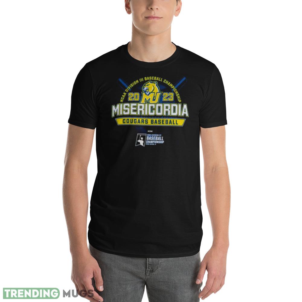 Misericordia University 2023 NCAA Division III Baseball Championship Misericordia Cougars Baseball shirt Dark Shirt Misericordia University 2023 NCAA Division III Baseball Championship Misericordia Cougars Baseball shirt Dark Shirt