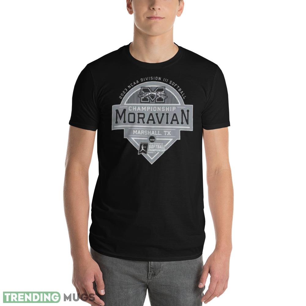 Moravian University 2023 NCAA Division III Softball Championship Moravian shirt Dark Shirt Moravian University 2023 NCAA Division III Softball Championship Moravian shirt Dark Shirt