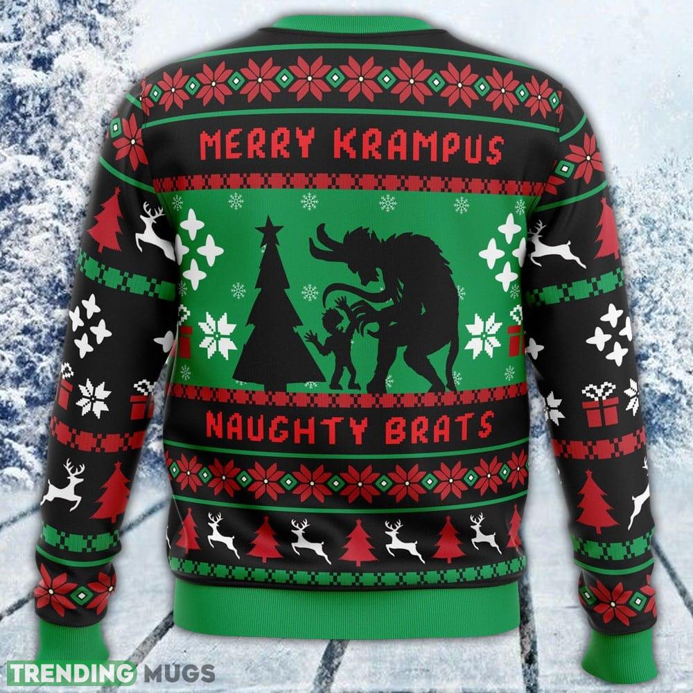Naughty Brats Krampus Ugly Sweater Men And Women Gift For Christmas 3D Sweater Naughty Brats Krampus Ugly Sweater Men And Women Gift For Christmas 3D Sweater