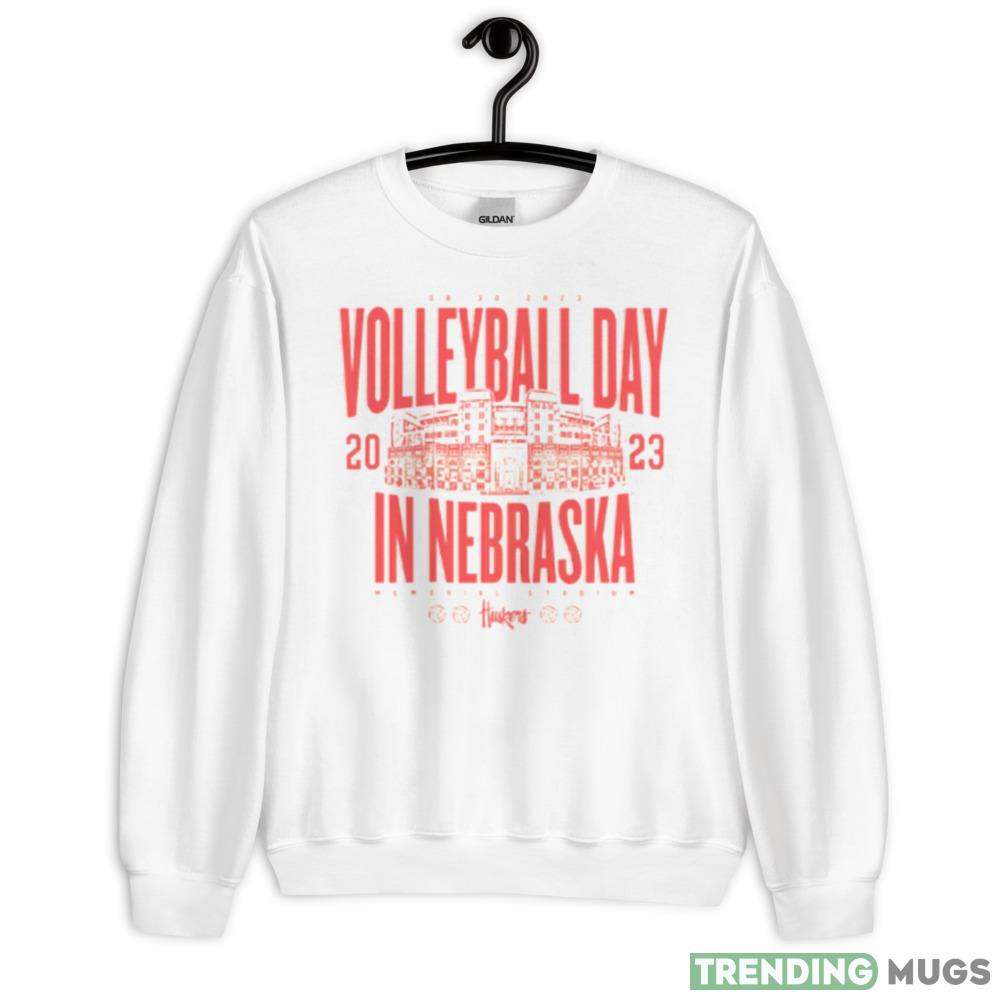 Nebraska Huskers Homefield 2023 Volleyball Day T Shirt - 18000 Unisex Heavy Blend Crewneck Sweatshirt Nebraska Huskers Homefield 2023 Volleyball Day T Shirt - 18000 Unisex Heavy Blend Crewneck Sweatshirt