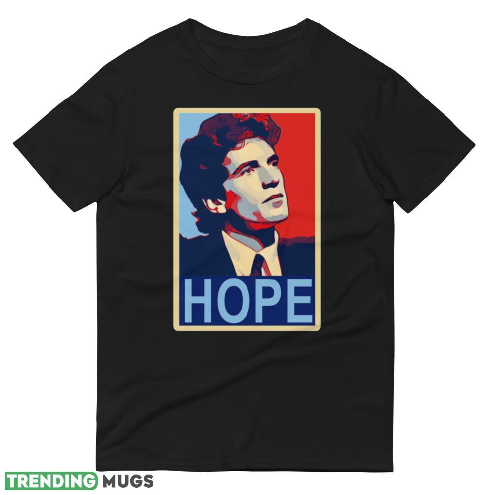New Icon JFK Jr HOPE In Bernard Fairey Style Classic T Shirt Dark Shirt New Icon JFK Jr HOPE In Bernard Fairey Style Classic T Shirt Dark Shirt