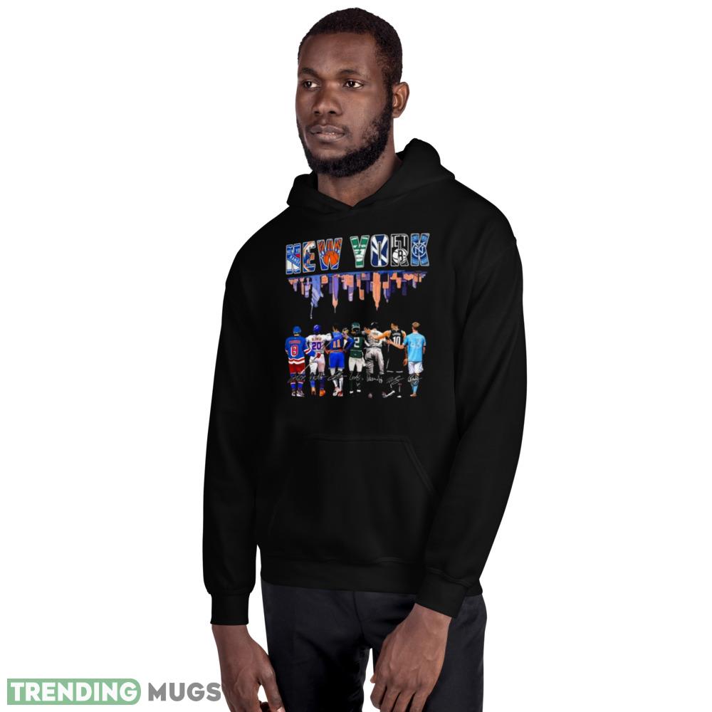 New York All Team Sports Skyline Players 2023 Signatures shirt Dark Shirt New York All Team Sports Skyline Players 2023 Signatures shirt Dark Shirt