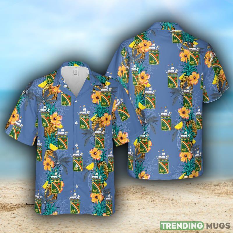 New York Army National Guard 69th New York Infantry Regiment Style 8 US Army Hawaiian Shirt - New York Army National Guard 69th New York Infantry Regiment Style 8 US Army Hawaiian Shirt