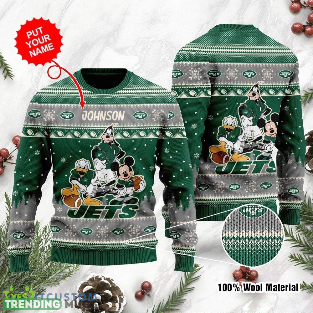 New York Jets Disney Donald Duck Mickey Mouse Goofy Personalized Name Sweater Gift For Christmas - New York Jets Disney Donald Duck Mickey Mouse Goofy Personalized Name Sweater Gift For Christmas New York Jets Disney Donald Duck Mickey Mouse Goofy Personalized Name Sweater Gift For Christmas - New York Jets Disney Donald Duck Mickey Mouse Goofy Personalized Name Sweater Gift For Christmas
