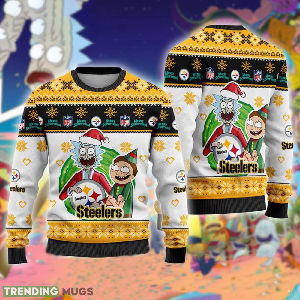 NFL Rick And Morty Pittsburgh Steelers Ugly Christmas Sweater Gift For Men And Women - NFL Rick And Morty Pittsburgh Steelers Ugly Christmas Sweater Gift For Men And Women NFL Rick And Morty Pittsburgh Steelers Ugly Christmas Sweater Gift For Men And Women - NFL Rick And Morty Pittsburgh Steelers Ugly Christmas Sweater Gift For Men And Women