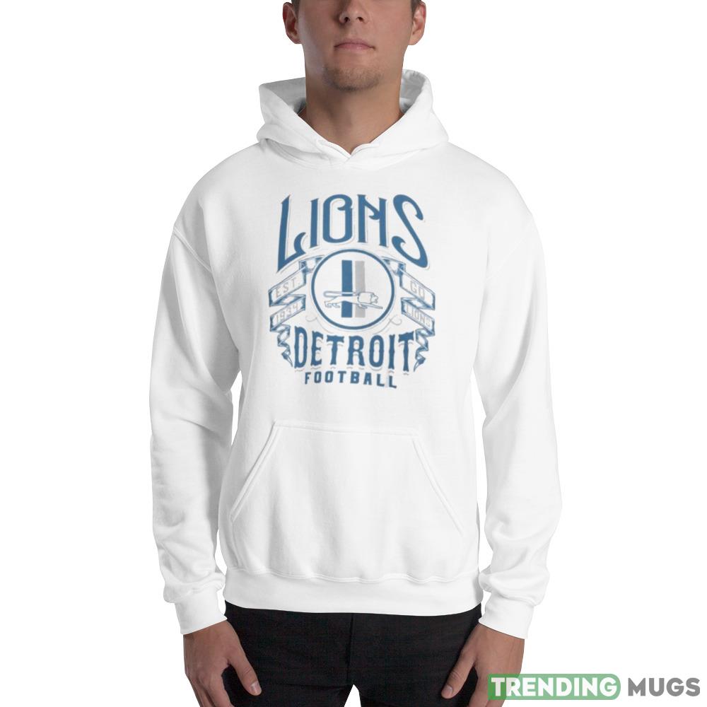 NFL x Darius Rucker Collection Detroit Lions Vintage Football T Shirt Light Shirt NFL x Darius Rucker Collection Detroit Lions Vintage Football T Shirt Light Shirt