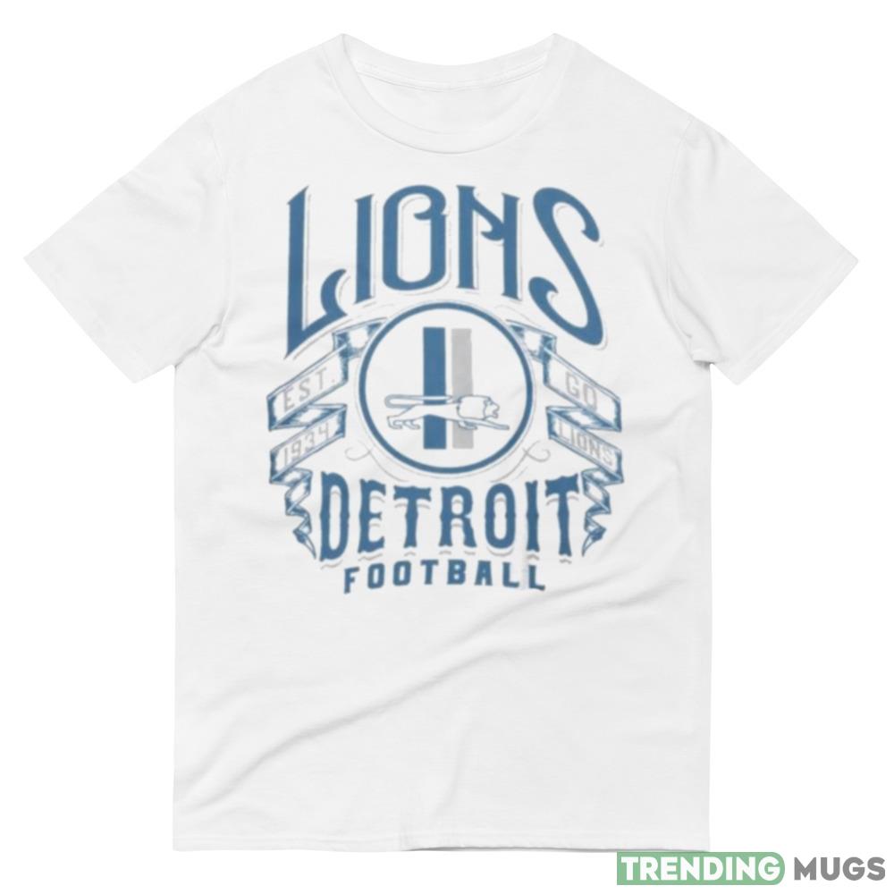 NFL x Darius Rucker Collection Detroit Lions Vintage Football T Shirt Light Shirt NFL x Darius Rucker Collection Detroit Lions Vintage Football T Shirt Light Shirt