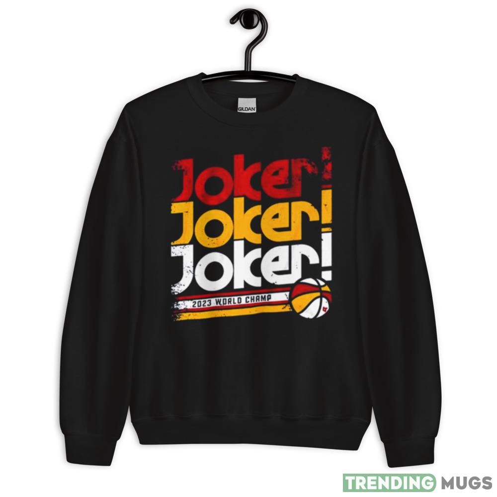 Nikola Jokic Joker 2023 World Champ Shirt - 18000 Unisex Heavy Blend Crewneck Sweatshirt Nikola Jokic Joker 2023 World Champ Shirt - 18000 Unisex Heavy Blend Crewneck Sweatshirt