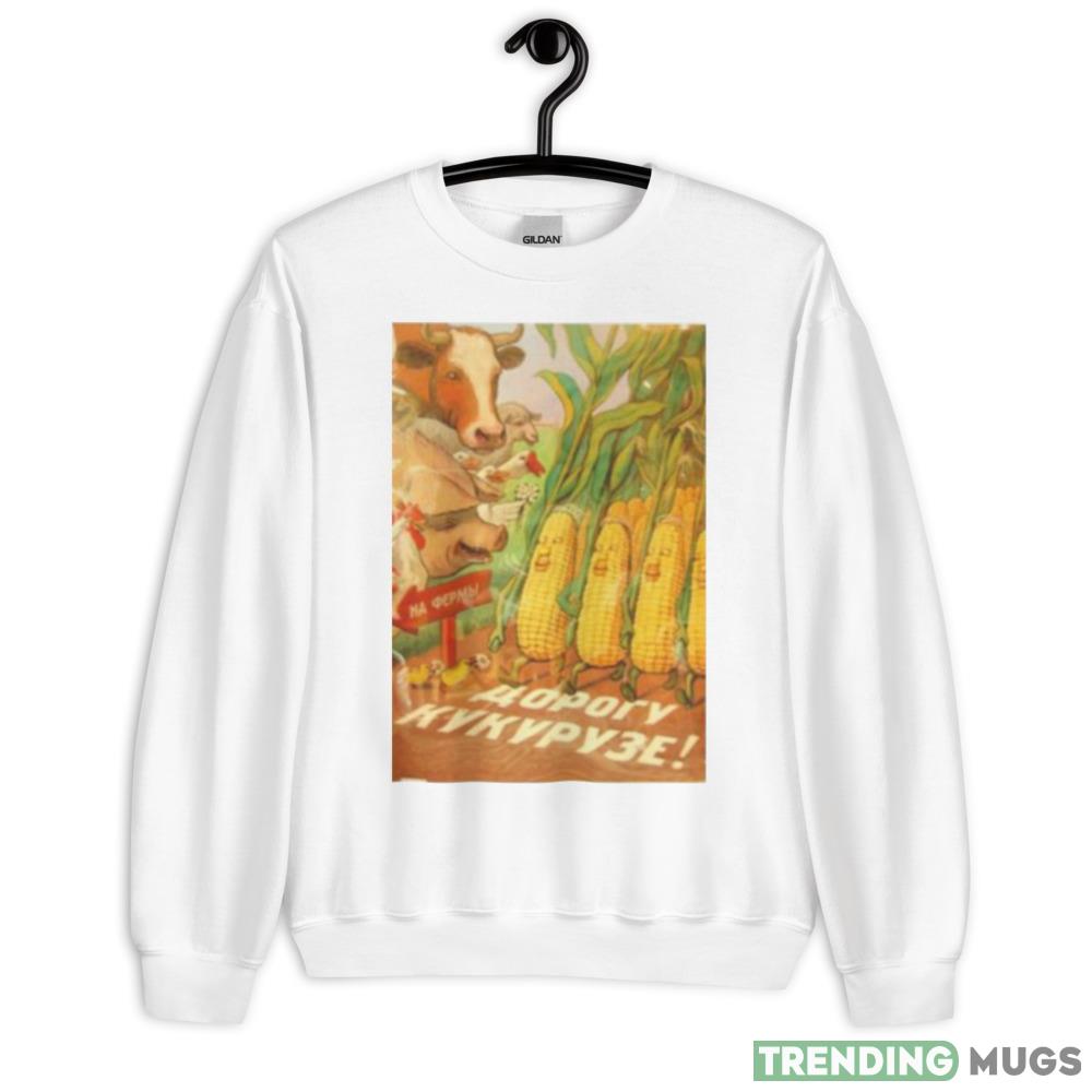 Official Soviet Corn Shirt - 18000 Unisex Heavy Blend Crewneck Sweatshirt Official Soviet Corn Shirt - 18000 Unisex Heavy Blend Crewneck Sweatshirt