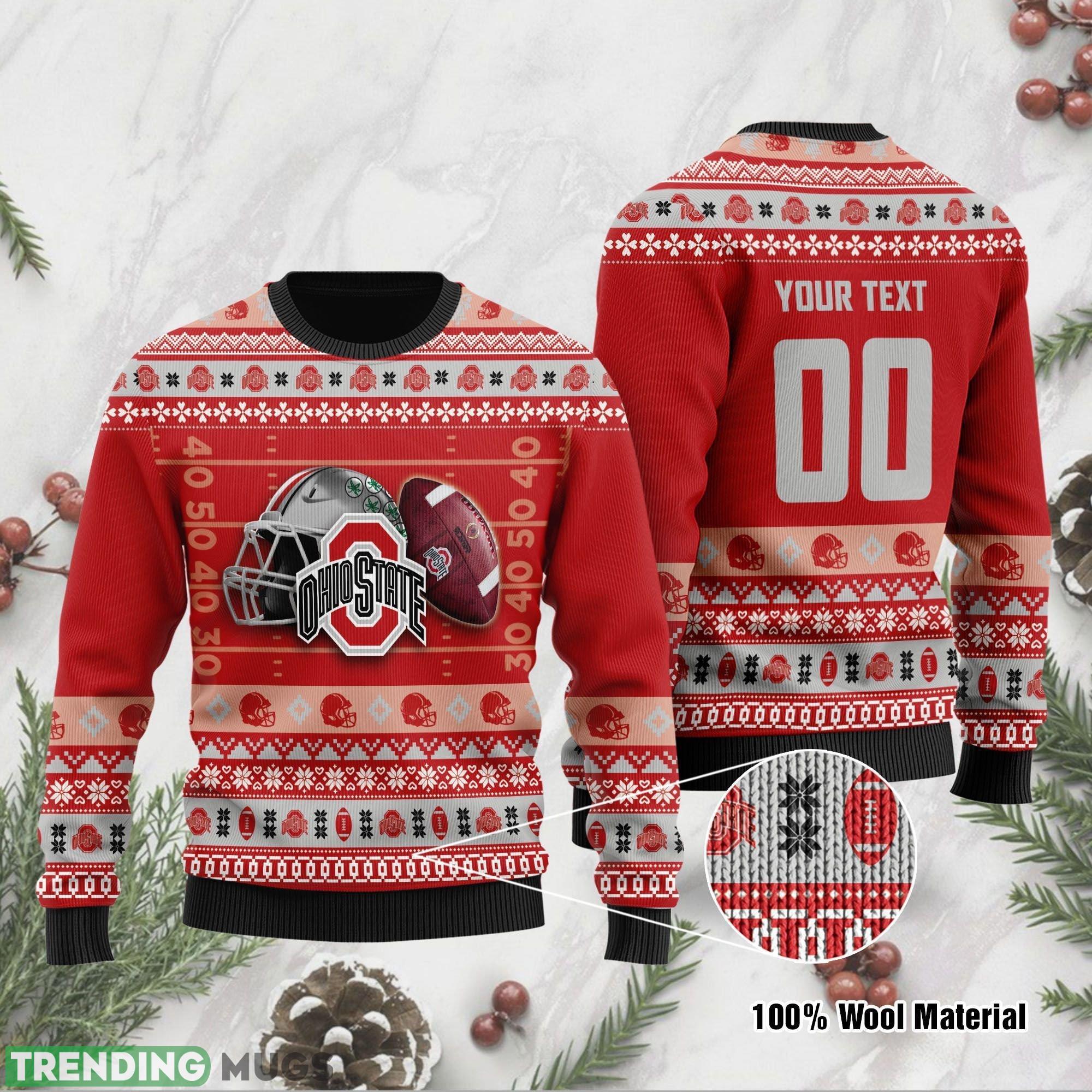 Ohio State Buckeyes Custom Number And Name Ugly Christmas Gift For Christmas - Ohio State Buckeyes Custom Number And Name Ugly Christmas Gift For Christmas Ohio State Buckeyes Custom Number And Name Ugly Christmas Gift For Christmas - Ohio State Buckeyes Custom Number And Name Ugly Christmas Gift For Christmas