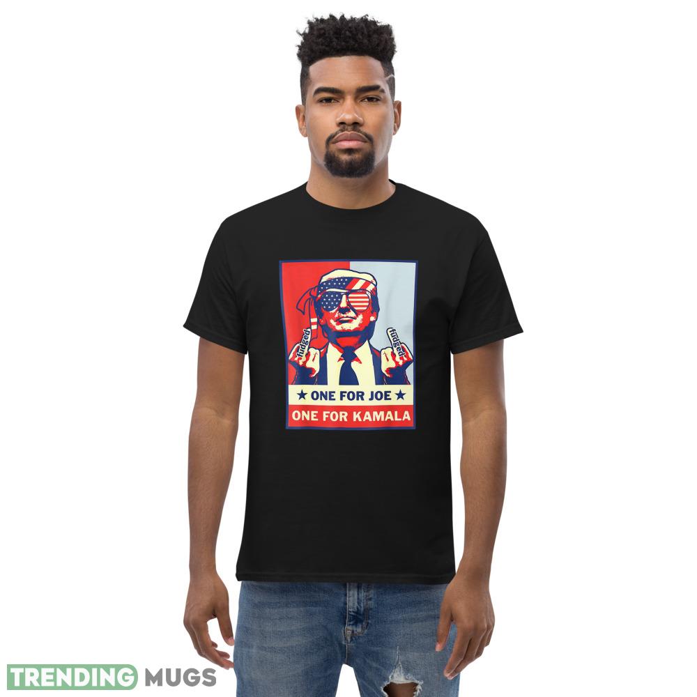 One for Joe One for Kamala Trump 2024 American Flag Classic T Shirt Dark Shirt One for Joe One for Kamala Trump 2024 American Flag Classic T Shirt Dark Shirt