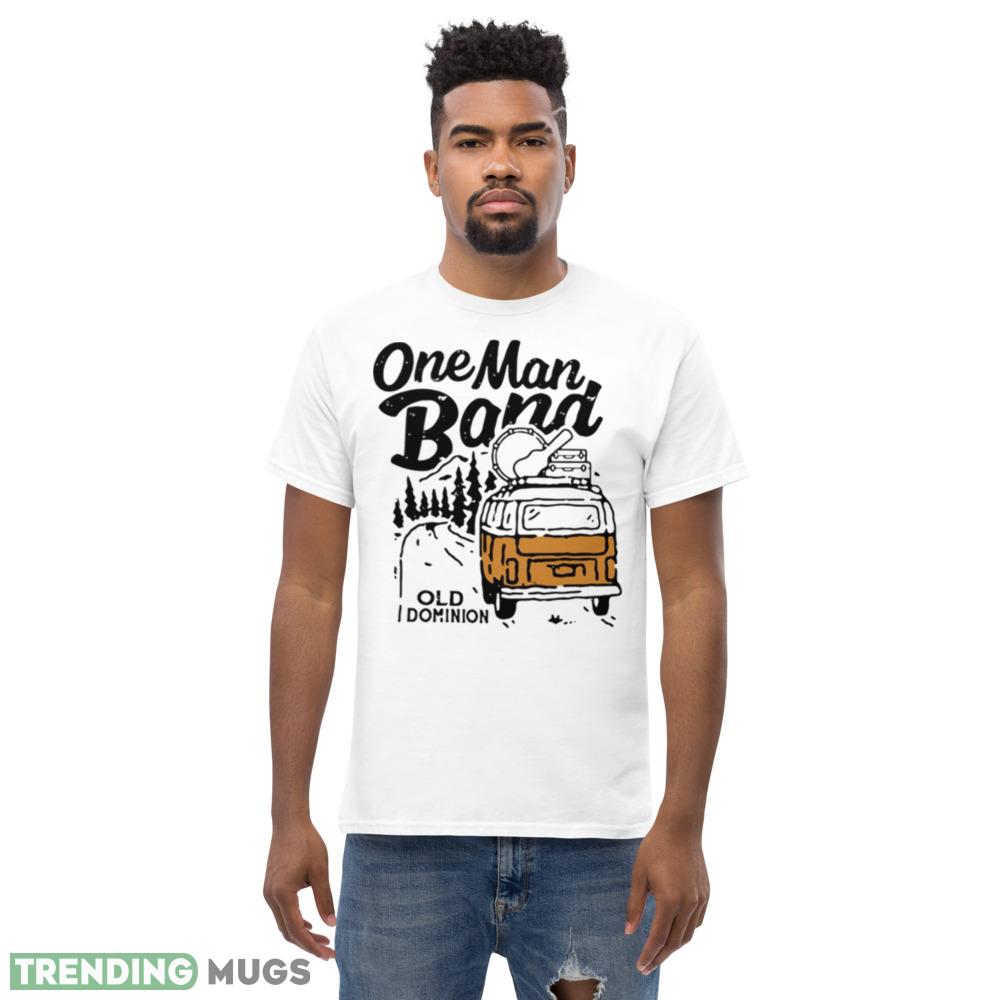 One Man Old Dominion White T Shirt Light Shirt One Man Old Dominion White T Shirt Light Shirt