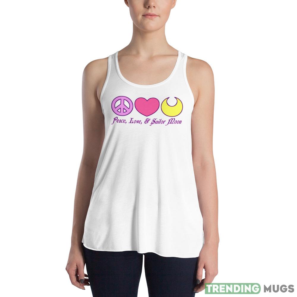Peace Love And Sailor Moon shirt Light Shirt Peace Love And Sailor Moon shirt Light Shirt