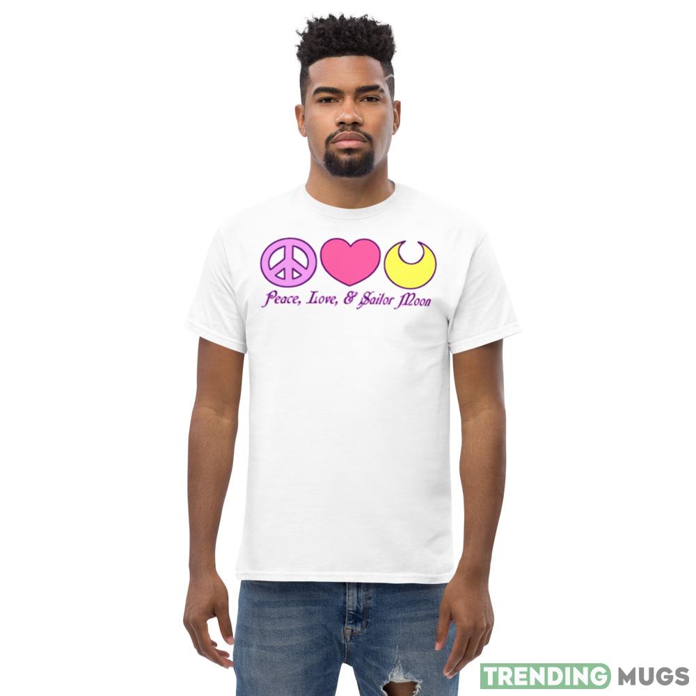 Peace Love And Sailor Moon shirt Light Shirt Peace Love And Sailor Moon shirt Light Shirt