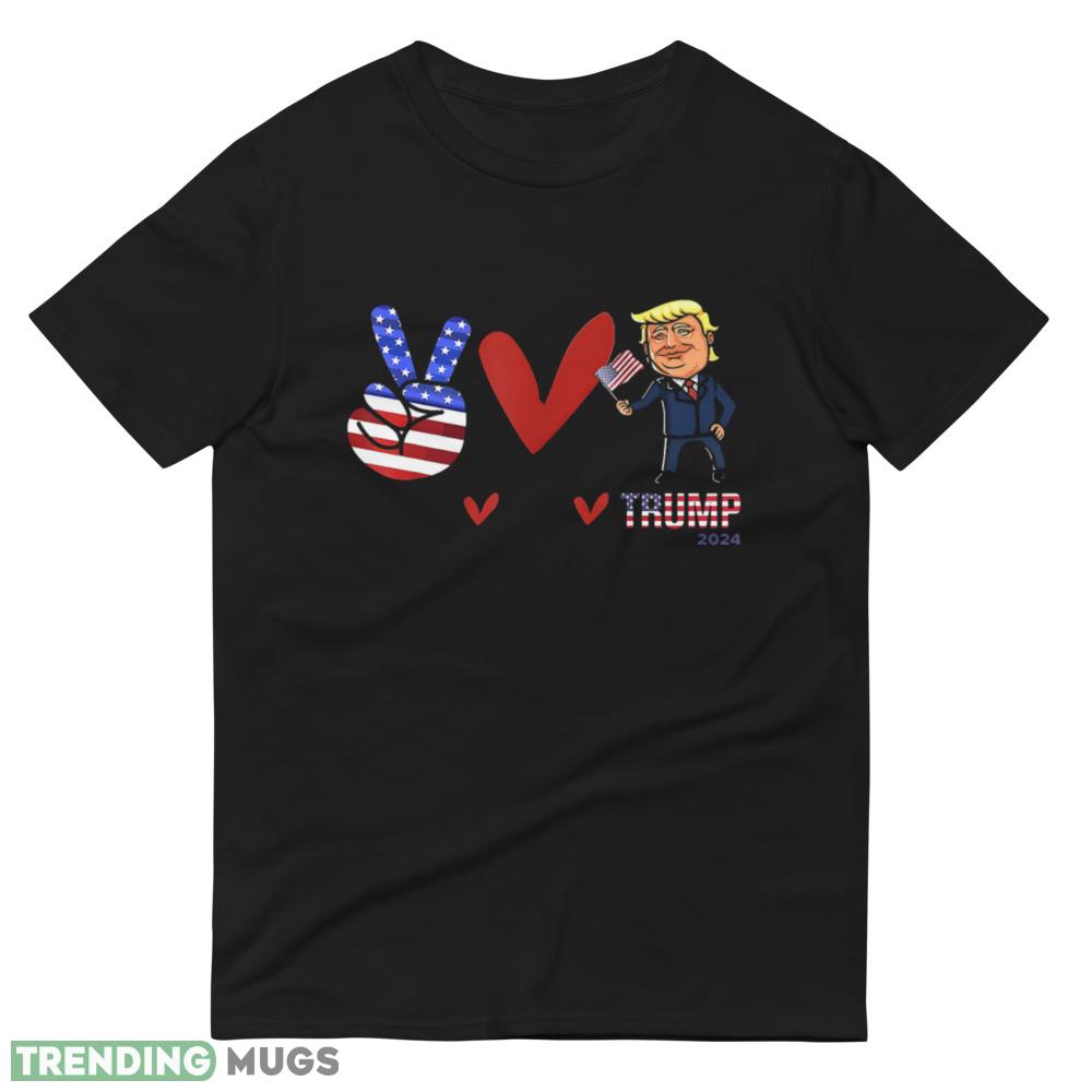 Peace Love Vote Donald Trump 2024 Patriotic Elect Pro Choice Classic T Shirt Dark Shirt Peace Love Vote Donald Trump 2024 Patriotic Elect Pro Choice Classic T Shirt Dark Shirt