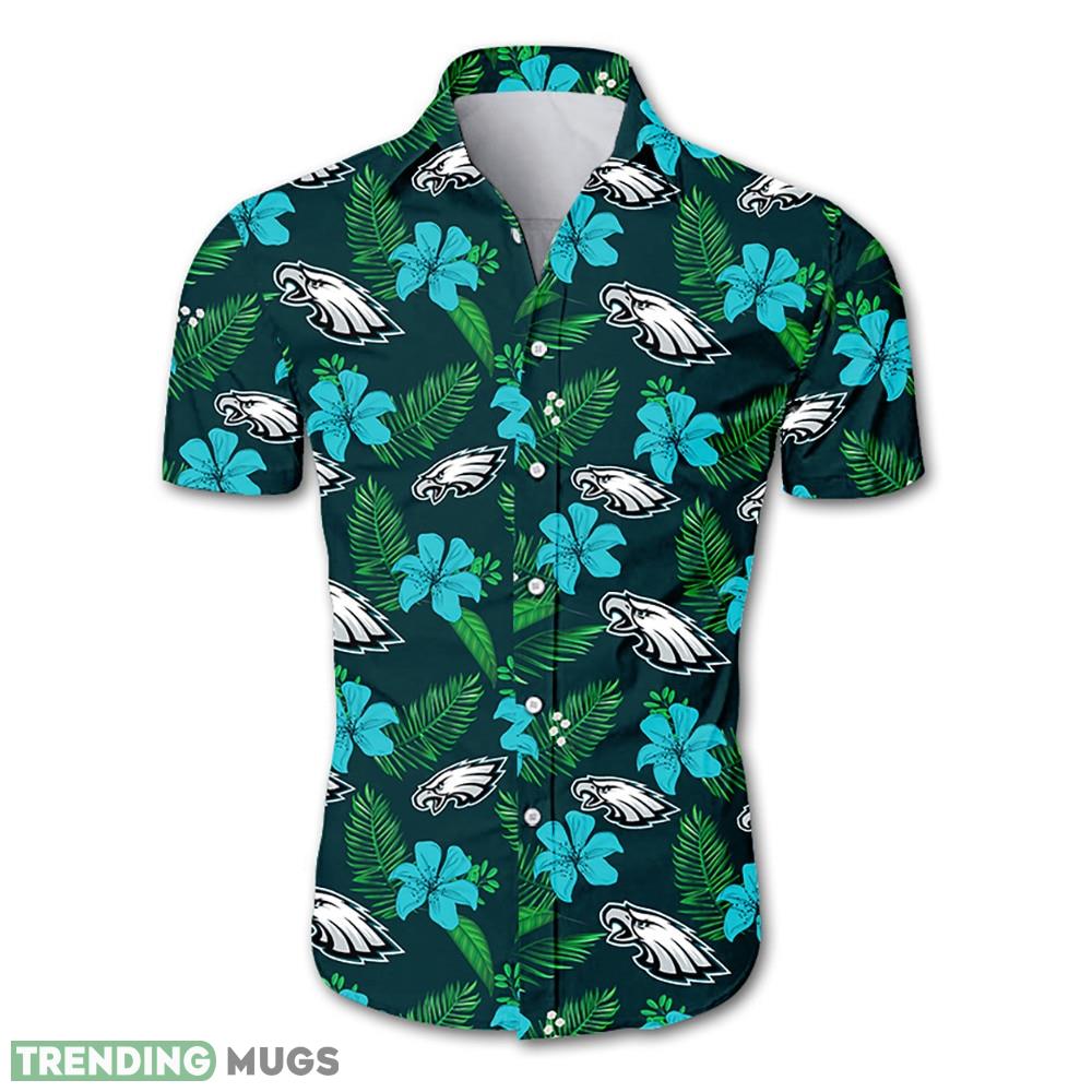 Philadelphia Eagles Hawaiian Shirt Flower Printed Men And Women For Fans - Philadelphia Eagles Hawaiian Shirt Tropical Flower summer 2020_1 Philadelphia Eagles Hawaiian Shirt Flower Printed Men And Women For Fans - Philadelphia Eagles Hawaiian Shirt Tropical Flower summer 2020_1