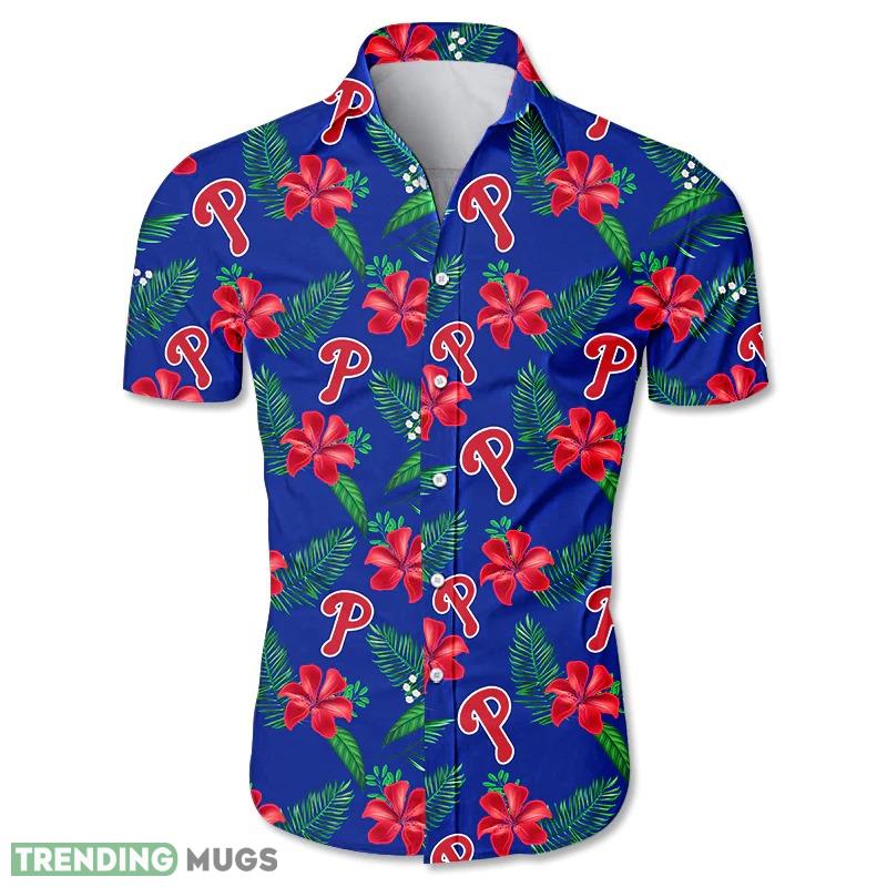 Philadelphia Phillies Hawaiian shirt flower Men And Women For Fans - Philadelphia Phillies Hawaiian shirt Tropical flower gift for fans_1 Philadelphia Phillies Hawaiian shirt flower Men And Women For Fans - Philadelphia Phillies Hawaiian shirt Tropical flower gift for fans_1