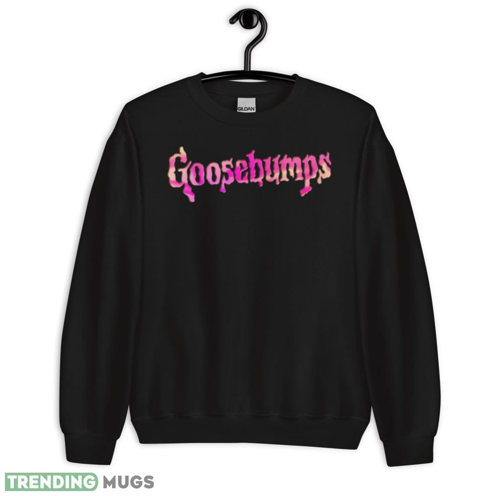 Pink Throwback Logo Goosebumps shirt - 18000 Unisex Heavy Blend Crewneck Sweatshirt Pink Throwback Logo Goosebumps shirt - 18000 Unisex Heavy Blend Crewneck Sweatshirt