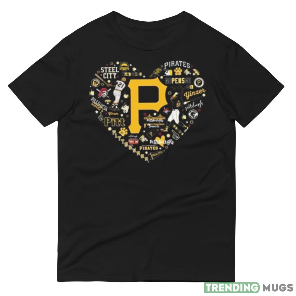 Pittsburgh Pirates Icons Heart 2023 shirt Dark Shirt Pittsburgh Pirates Icons Heart 2023 shirt Dark Shirt