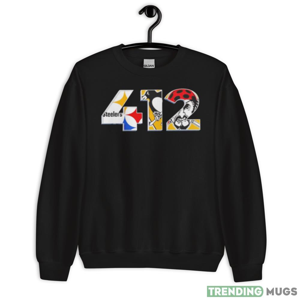 pittsburgh Steelers Penguins and Pirates 412 shirt - 18000 Unisex Heavy Blend Crewneck Sweatshirt pittsburgh Steelers Penguins and Pirates 412 shirt - 18000 Unisex Heavy Blend Crewneck Sweatshirt