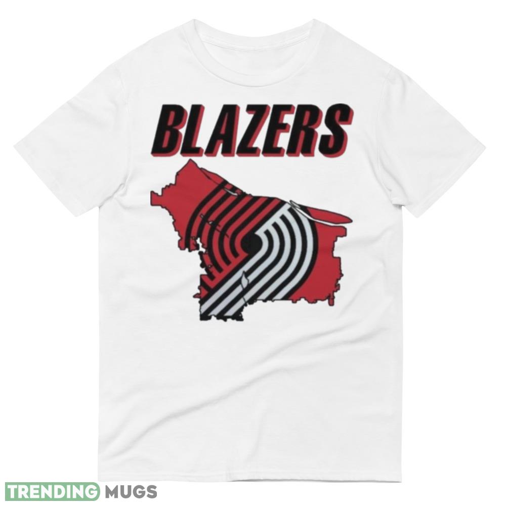 Portland Trail Blazers Basketball Map Logo 2023 Shirt Light Shirt Portland Trail Blazers Basketball Map Logo 2023 Shirt Light Shirt